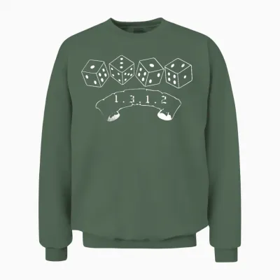 1312 T-Shirt 1312 Hoodie 1312 Handyhülle 1312 Würfel Unisex Sweatshirt - Military Green