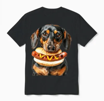 Dog Unisex T-Shirt - Black