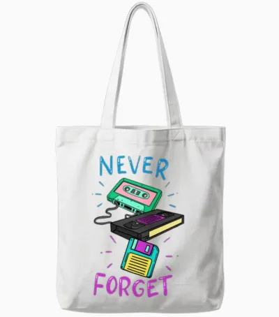 80s Tote Bags - White