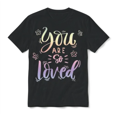 You Are So Loved Unisex T-Shirt - Black