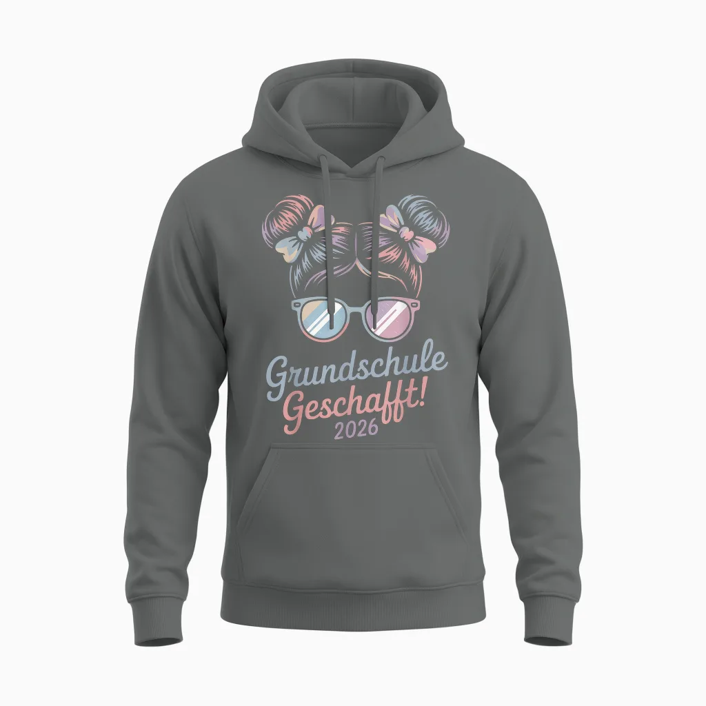 Abschluss Grundschule 2026 Grundschule Abschied Abgänger Unisex Hoodie in Graphite Heather