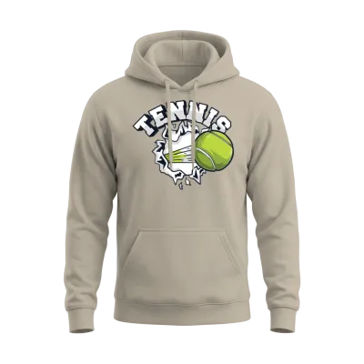 Tennis Professional Lover Player Trainer Tennis Unisex Hoodie - Sand