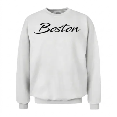 Boston Unisex Sweatshirt - White