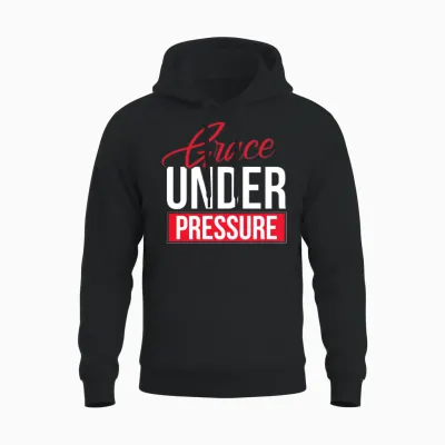 Funny Saying Design Unisex Hoodie - Black