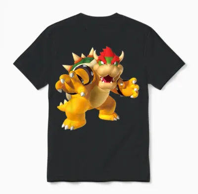 Super Mario Bowser Unisex T-Shirt - Black
