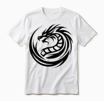 Dragon Logos Unisex T-Shirt - White