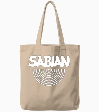 Sabian White Tote Bags - Natural