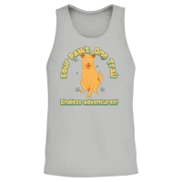 Dog Hiking Endless Adventures! Unisex Tank Top - Ash – 2