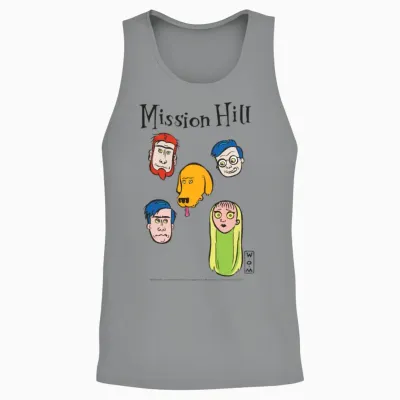 Mission Hill Faces Women's T-Shirts Unisex Tank Top - Sport Grey