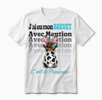 Brevet Des Collèges 2026 Bdc Humour Diplôme Entrée Lycée Unisex T-Shirt - White