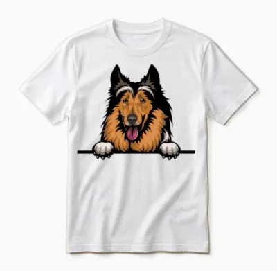 Collie Dog Unisex T-Shirt - White