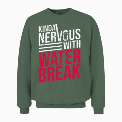 Pregnancy Funny Announcement Reveal Unisex Sweatshirt - Military Green
