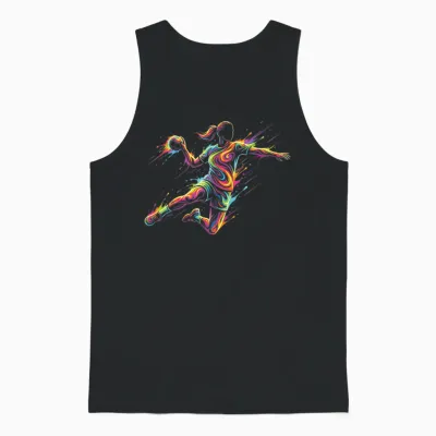 Handball Women's Child Girl Unisex Tank Top - Black
