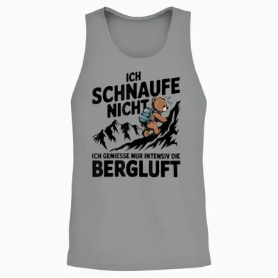 Ich Schnaufe Nicht Ich Genieße Nur Intensiv Die Berluft Unisex Tank Top - Sport Grey