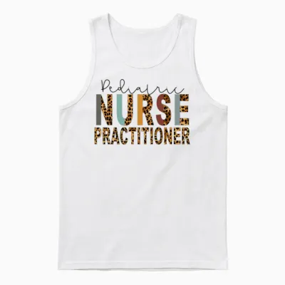 Pediatric Nurse Practitioner Unisex Tank Top - White