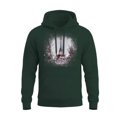 Paris Unisex Hoodie - Forest