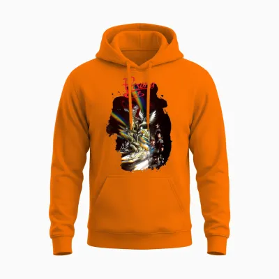 Atlus Persona 1 Origins Unisex Hoodie - Safety Orange