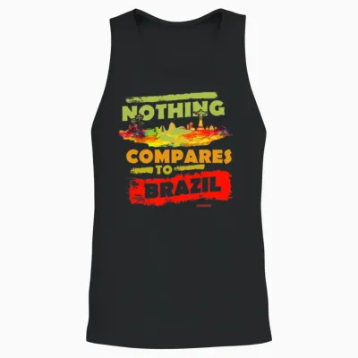 Brazil Rio De Janeiro South America Gift Unisex Tank Top - Black
