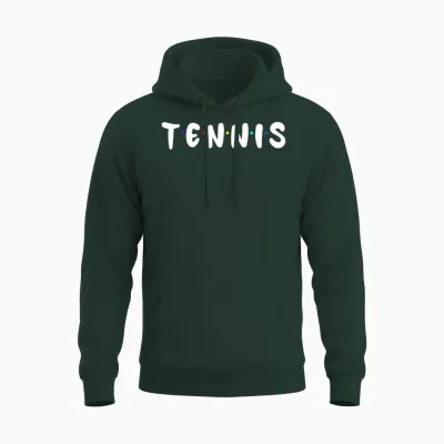 Funny Tennis Tennis Player Unisex Hoodie - Forest