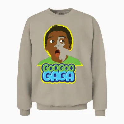 Goo Goo Gaga Face Unisex Sweatshirt - Sand