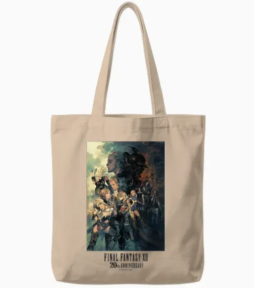 Final Fantasy Annivasary Collection Ffxii Tza Package Art 2 Tote Bags in Natural
