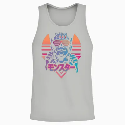 Retro Frank Unisex Tank Top - Ash