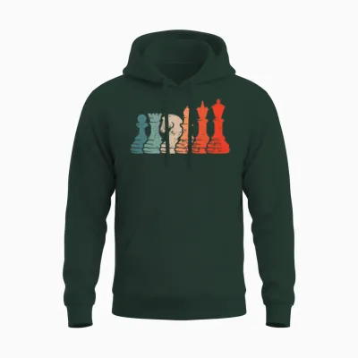 Chess Chess Pieces Chess Unisex Hoodie - Forest