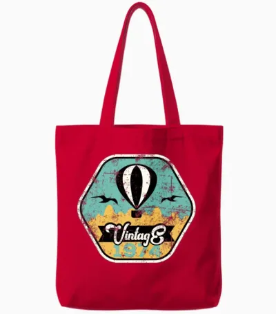 1974 Vintage 50th Birthday Tote Bags - Red