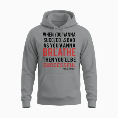 Eric Thomas - Quote 1 Unisex Hoodie - Sport Grey