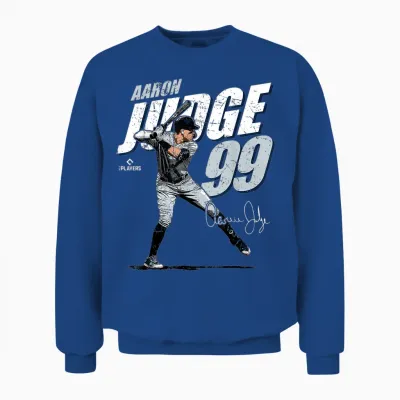Mlbpa - Major League Baseball Aaron Judge - Mlbjud3001 Unisex Sweatshirt - Royal
