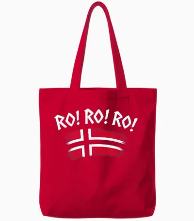 Norway Row, Norge Ro Shirt. Norwegian Flag Men, Women & Tote Bags - Red