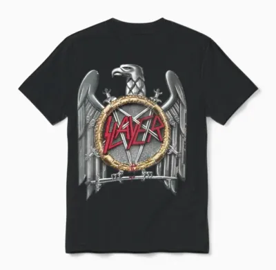 Slayer Band Novelty Holiday Gift Unisex T-Shirt - Black