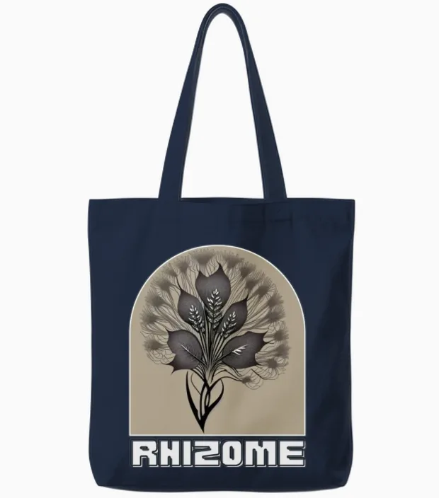 Nature Beauty Hiking & Outdoors Gift Tote Bags in Navy