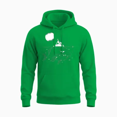 Lurking Fish Unisex Hoodie - Irish Green