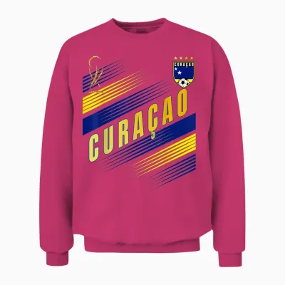 Drapeau De Curaçao Pour Les Amoureux De La Fierté De Curaçao Unisex Sweatshirt - Heliconia