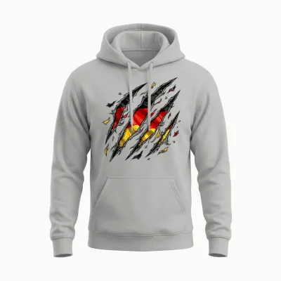 Deutschland Design Mit Der Deutschen Flagge Germany Unisex Hoodie - Ash
