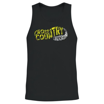 Xc Cross Country Running Unisex Tank Top - Black
