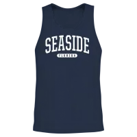 College Style Seaside Florida Unisex Tank Top - Navy – 2