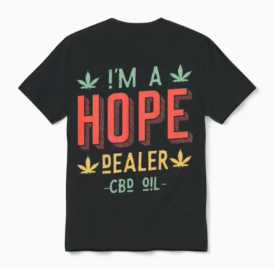 Cbd Oil Dealer Hope Unisex T-Shirt - Black