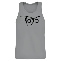 Toto 80s Band Black Logo Music Lovers Unisex Tank Top - Sport Grey – 2