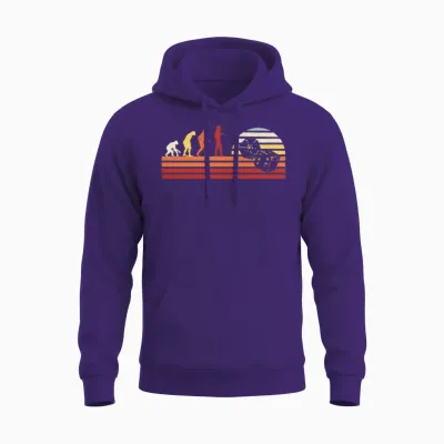 Retro Vintage Board Games Unisex Hoodie - Purple
