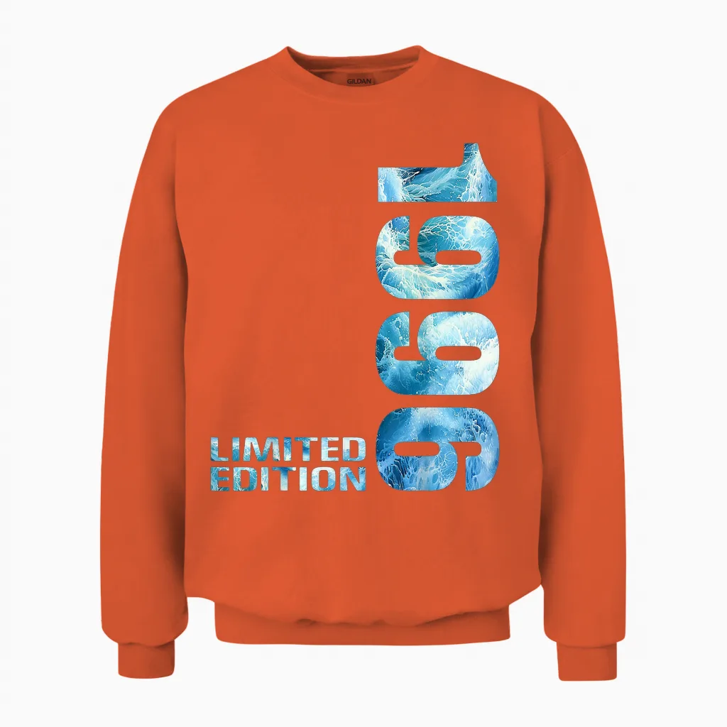 1996 Mann Frau 30. Geburtstag Limited Edition 30 Unisex Sweatshirt in Orange