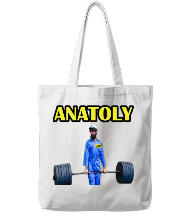 Anatoly Gym Cleaner β & Lifting Tote Bags - White