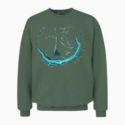 Zodiac Signs Series Unisex Sweatshirt - Military Green