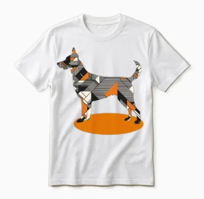 Geometry Dog Unisex T-Shirt - White