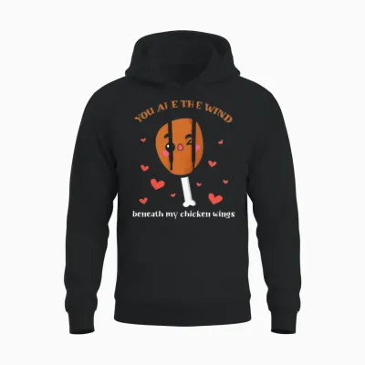 Funny Food Lover Unisex Hoodie - Black