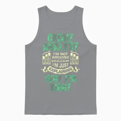 Funny Credit Analyst Gift Unisex Tank Top - Sport Grey