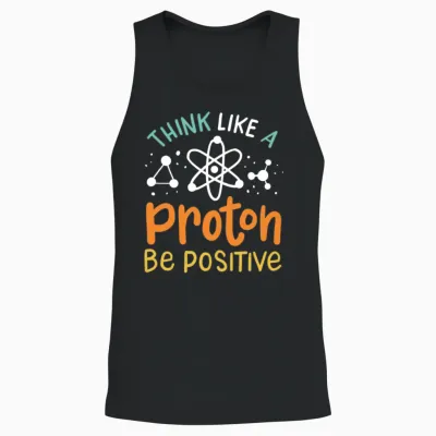 Science Physics Chemistry Unisex Tank Top - Black