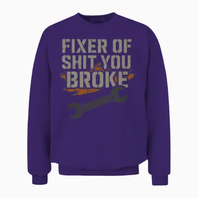 Diesel Mechanic Proud Mechanic Diesel Mechanic Unisex Sweatshirt - Purple