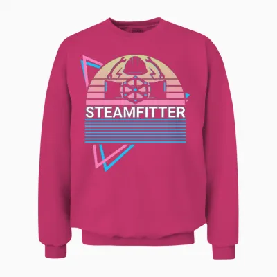 Steamfitter Steam Fitter Retro Unisex Sweatshirt - Heliconia